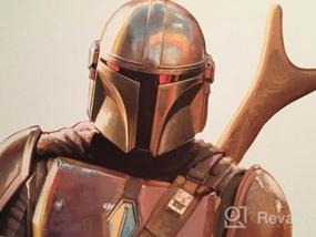 img 6 attached to Transform Your Space With RoomMates' Star Wars: The Mandalorian Boba Fett Giant Wall Decal