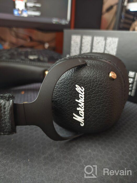 img 3 attached to Wireless Marshall Mid Bluetooth Headphones, Black review by Ada Strzelczyk ᠌