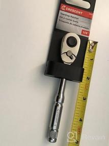 img 4 attached to 60 Tooth Quick Release Teardrop Ratchet - Crescent CRW0N, 1/4" Drive With 6 Inch Handle