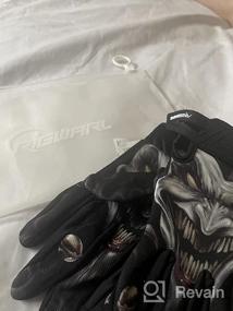 img 6 attached to Non-Slip Skeleton Joker Motorcycle Gloves With Touchscreen Capability For Men And Women - Ideal For Cycling, Dirt Bike, Mountain Bike, And Riding (RIGWARL)