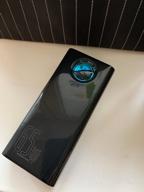 img 1 attached to Portable Battery Baseus Amblight Quick Charge 65W, 30000 mAh, black review by Seo Jun Seog ᠌