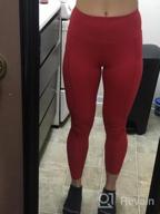 img 1 attached to Stretchy Yoga Capri Leggings With Hidden Pockets For Women'S Workout, Running And Fitness Routine review by Justin Stinson