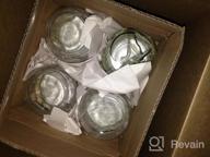 img 1 attached to Nakpunar 12 Pcs 3.3 Oz Glass Tureen Jars With Black Lids -100Ml review by Doris Tran