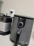 img 1 attached to Compact Grey 2 Quart Ninja AF080 Mini Air Fryer With Nonstick Coating And Quick Set Timer For Effortless Cooking review by Roberto Garrido