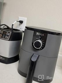 img 6 attached to Compact Grey 2 Quart Ninja AF080 Mini Air Fryer With Nonstick Coating And Quick Set Timer For Effortless Cooking