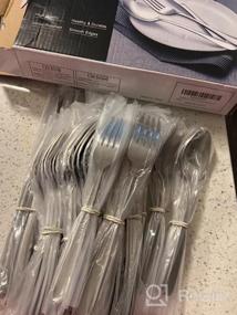 img 5 attached to Deedro'S 30-Piece Stainless Steel Silverware Set: Premium Flatware Service For 6 - With Mirror Polished Cutlery - Ideal For Home Kitchen Tableware And Dishwasher Safe