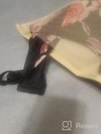 img 1 attached to Maximize Your Closet Space With Our Large Bra Organizer: Double-Sided Hanging Storage Bag For Bras, Underwear, And Socks With Rotating Metal Hanger And Mesh Pockets review by Jayshawn Webb