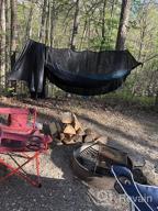 img 1 attached to Camping Hammock With Straps - Portable & Outdoor 2 Person Tree Hamaca For Travel! review by Kenkoy Braggs