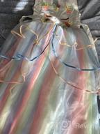 картинка 1 прикреплена к отзыву TTYAOVO Принцесса Платье Для Девочки: Длинное платье из тюля для цветочных девочек в костюме единорога от Nataly Collins