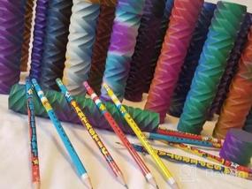 img 5 attached to Разноцветные карандаши Madisi, стимулирующие карандаши, # 2 HB, 10 рисунков, 150 упаковок, карандаши оптом для детей