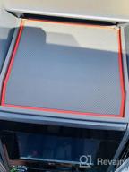 картинка 1 прикреплена к отзыву 🍊 Premium Orange Dashboard Mats for Subaru Crosstrek/Impreza 2018-2023 & Forester 2019-2023: High-Quality Rubber Liner Inserts & Center Console Accessories от Emanuel Guffey