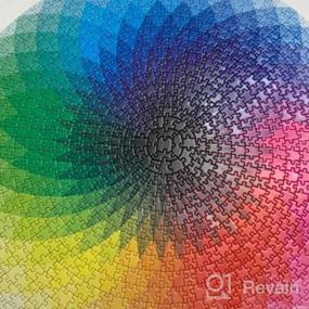img 5 attached to Rainbow Gradient Puzzle: 1000 Piece Game For Intellectual Fun - Great For Adults And Kids