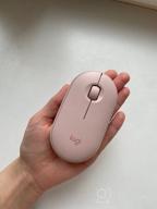 img 2 attached to Wireless compact mouse Logitech Pebble M350, light pink review by Ewa Bonecka ᠌