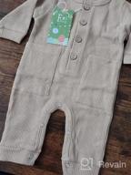 img 1 attached to Adorable Unisex Baby Romper Jumpsuits - 2 Pack Set By Feidoog review by Chris Reddick