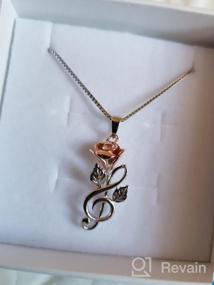 img 8 attached to Show Your Love With Sterling Silver Rose Flower Set In Rose Gold - Perfect Gift For Her