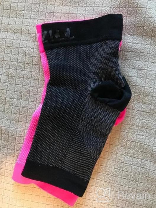 img 1 attached to NEWZILL 2022 Plantar Fasciitis Socks with Arch Support (Pair) - Top Ankle Compression Sleeves for Injury Recovery, Foot & Ankle Swelling, Achilles Tendon, Joint Pain, Heel Spurs review by Jason Adams