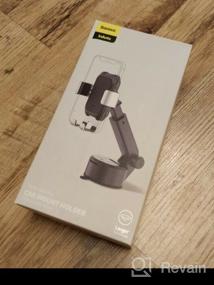 img 14 attached to 🚗 Baseus Tank Gravity Car Mount with Suction Base in Grey/Black