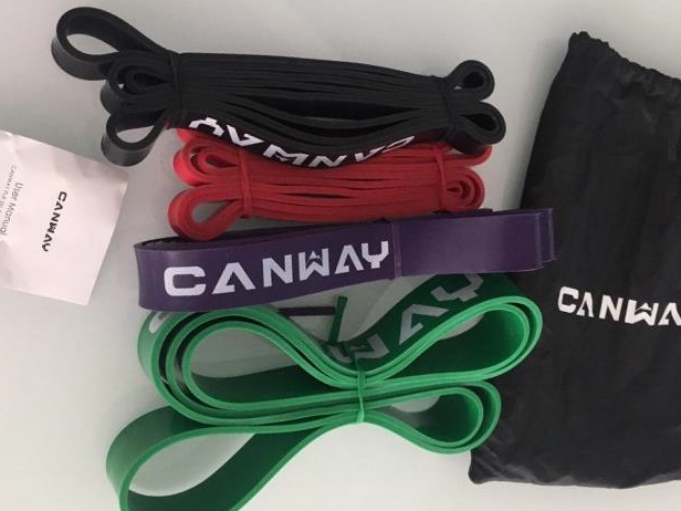 img 1 attached to Get Fit Now With CANWAY Pull Up Assistance Bands - Resistance Band Set For Powerlifting, Training & More! review by Jason Ingram