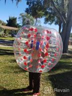 img 1 attached to Get In On The Fun With 5 FT Body Bumper Bubble Soccer Ball - Perfect For Kids And Adults! review by Zachary Caldwell