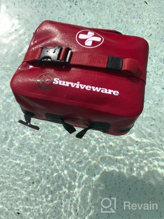 img 1 attached to Large 200-Piece Waterproof First Aid Kit For Outdoor Emergencies, Cars, Boats, Trucks, Hurricanes, And Tropical Storms - Premium Quality By Surviveware review by Nate Mims