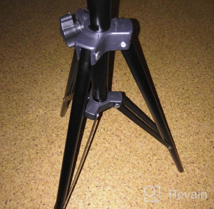 img 3 attached to Tripod tripod for ring lamp, smartphone, camera, height 2.1m review by Ada Smyk ᠌