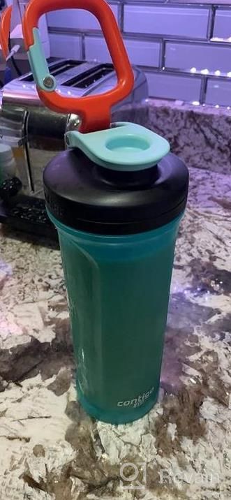 img 1 attached to Stay Fit And Hydrated With Contigo'S 28Oz Shake & Go 2.0 Shaker Bottle (2 Pack) - Ideal For Bubble Tea & Dragonfruit Lovers! review by Nicolai Goler