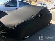 img 1 attached to Premium Car Cover For Tesla Model 3 - UV Resistant, Windproof, And Scratchproof Outdoor Sedan Cover By Xipoo Fit (Black) review by Ali Mitchell