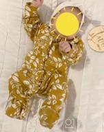 img 1 attached to Adorable Newborn Baby Girl/Boy Footie Romper Jumpsuit Sleeper Infant Clothes review by Don Taniguchi