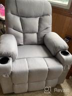 картинка 1 прикреплена к отзыву Electric Power Lift Recliner Chair With Heated Vibration, Massage & USB Ports - Perfect For Elderly Living Room Comfort! от David Dugas