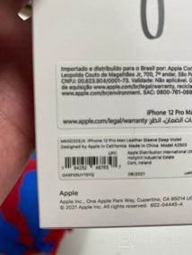 img 4 attached to 📱 Кожаный чехол Apple с технологией MagSafe для iPhone 12 Pro Max коричневого цвета "Saddle Brown": Стильная и функциональная защита.