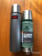 img 1 attached to Stanley Classic Vacuum Insulated Wide Mouth Bottle: BPA-Free Stainless Steel Thermos for Hot & Cold Drinks - 1 QT (32 oz) & 20 oz Options! review by Jhalak Tamrakar ᠌