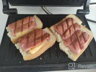 img 1 attached to Sandwich maker Kitfort KT-1609 Panini Maker, red review by Barbara Majewska ᠌