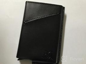img 5 attached to ManChDa Genuine Leather Business Card Holder - Sleek & Stylish Men's Accessories