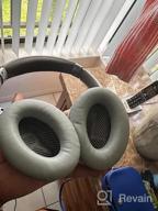 img 1 attached to Bose QC-35 And QC-35 II Over-Ear Headphone Ear-Pad Cushions Replacement In Creamy White review by Dube Jansen