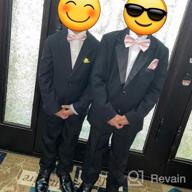 img 1 attached to 🤵 Classic Black Boys' Tuxedo by Spring Notion - Stylish Clothing review by Juan Grayson