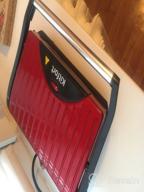 img 1 attached to Sandwich maker Kitfort KT-1609 Panini Maker, red review by Barbara Lenard ᠌