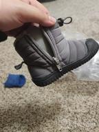 img 1 attached to BMCiTYBM Toddler Winter Snow Boots: Cozy Faux Fur Shoes 👶 for Boys and Girls (Infant/Toddler/Little Kid) - Stay Warm in Cold Weather! review by Jason Olguin