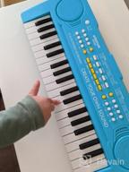 img 1 attached to Blue Kids Keyboard Piano By APerfectLife For Improved Keyword Rankings review by Sick Yeldell
