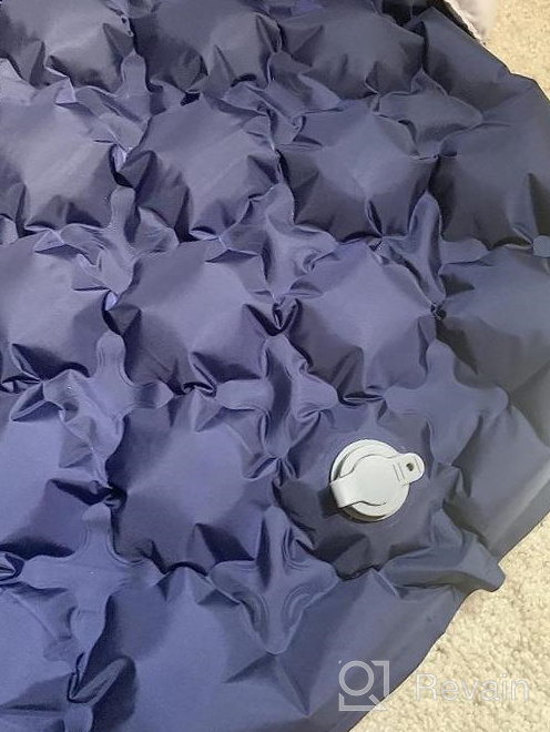 img 1 attached to WELLAX Ultralight Air Sleeping Pad: The Ultimate Inflatable Mattress For Backpacking, Traveling & Camping! review by Brian Rivera