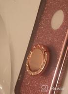 img 1 attached to Sparkle And Style: OCYCLONE Glitter IPhone 6/6S Case With Kickstand And Rhinestone Bumper - Perfect For Girls And Women review by William Burnett