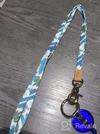 img 1 attached to MNGARISTA Neck Lanyard For Keys, Floral Key Lanyard For Women, Durable ID Lanyards With Keyring And Clasp For ID Badges, School ID Or Wallets, Chloris review by Daniel Teller