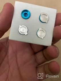 img 6 attached to Металлические кнопки TOMSIN для контроллера PS4, алюминиевые металлические ручки для большого пальца, аналоговая рукоятка, кнопки-пули и крестовина (бронза)