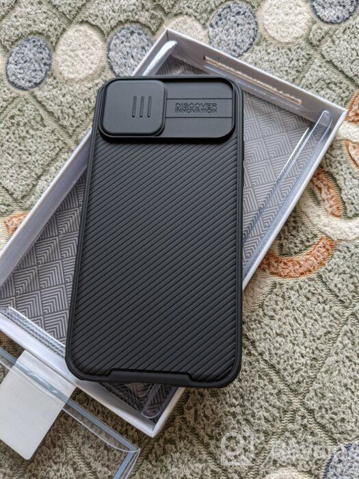 img 2 attached to Nillkin CamShield Pro Case for iPhone 12/12 Pro - Black review by Agata Konarska ᠌