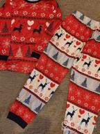 img 1 attached to Babygoal Christmas Pajamas For Family, Christmas Matching Pjs Sleepwear Set For Couples,Women And Men review by Travis Karren