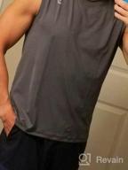 img 1 attached to Men'S Sleeveless Athletic Shirts By Roadbox: Quick-Dry Gym & Basketball Muscle Tanks review by Ashwin Drollinger