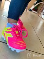 img 1 attached to Diadora Cattura Soccer Cleats Toddler Girls' Shoes for Athletic review by Megan Hartman