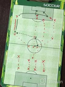 img 6 attached to GoSports Dry Erase Coaches Board: 2 Pens Included For Easy Planning