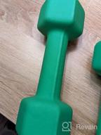 картинка 1 прикреплена к отзыву Portzon 10-Color Neoprene Dumbbell Set, Anti-Slip Hex Shape Design, 1-15 LB Weights, Perfect Pair For Home Fitness Training от Bishop Terry