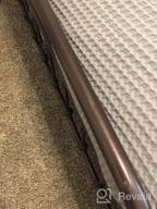 img 1 attached to Full Dark Copper Metal Bed Frame W/Headboard & Footboard - No Box Spring Needed! review by Richard Mangum