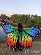 картинка 1 прикреплена к отзыву MUNAFIE Colorful Butterfly Wings Performance Costumes for Belly Dance, Halloween, Christmas Party от Charles Thomas